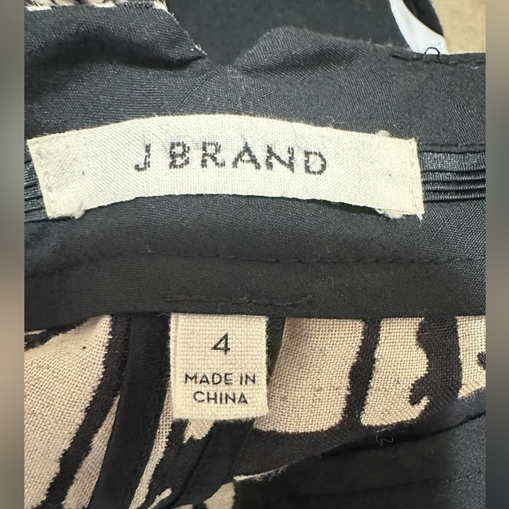 J Brand Dress Pattern Pants Size 4 - Picture 3 of 5